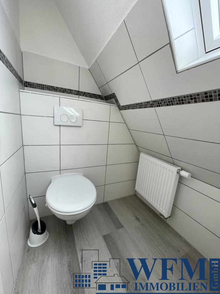 WC im Spitzbodenbereich